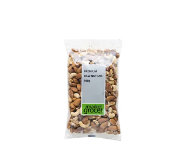 The Market Grocer Premium Raw Nut Mix 500g